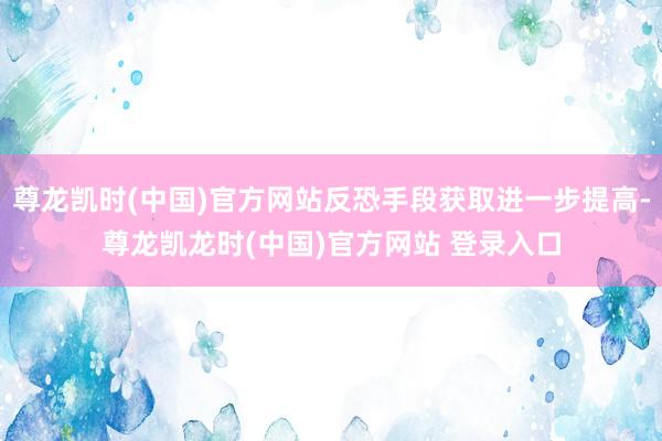尊龙凯时(中国)官方网站反恐手段获取进一步提高-尊龙凯龙时(中国)官方网站 登录入口