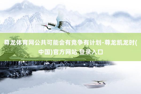 尊龙体育网公共可能会有竞争有计划-尊龙凯龙时(中国)官方网站 登录入口