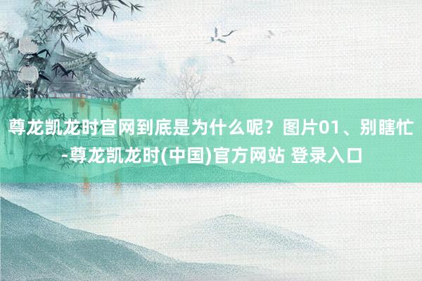 尊龙凯龙时官网到底是为什么呢？图片01、别瞎忙-尊龙凯龙时(中国)官方网站 登录入口